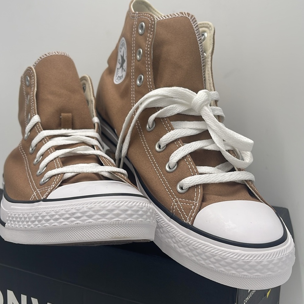 Converse Men’s All Star High Top Sneakers Chuck Taylor All Star High 'Hot Tea' - Picture 6 of 16